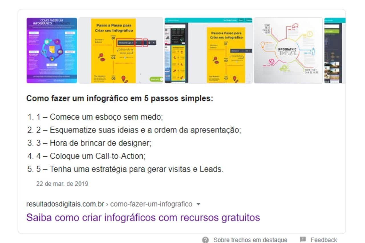 snippet de lista