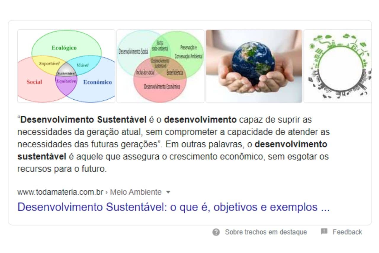 O que é featured snippet